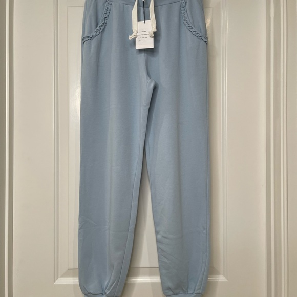 Generation Love Astra Ruffle Blue Sweatpants - Picture 3 of 7